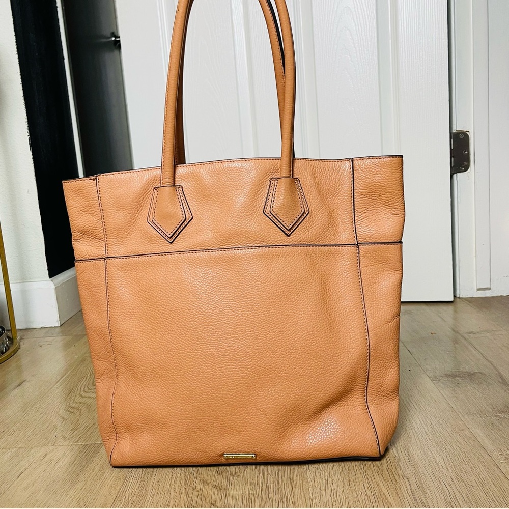 EUC Rebecca Minkoff Brown Adeline Saffiano Leather Tote